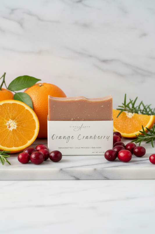 Orange Cranberry Bar Soap